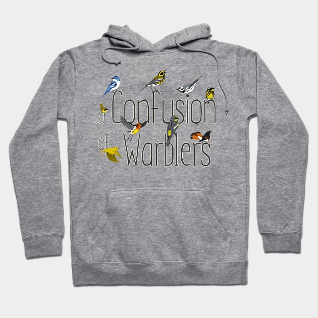 Collective Nouns - Warblers Hoodie by Feathered Focus